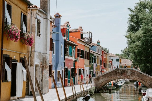 Burano Islands in Venice Italy