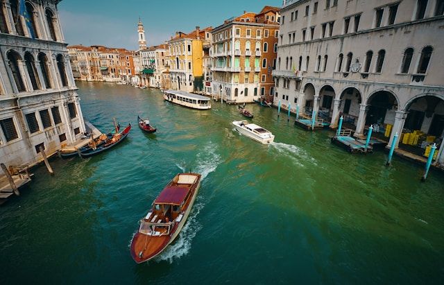 What does Venice look like under the water