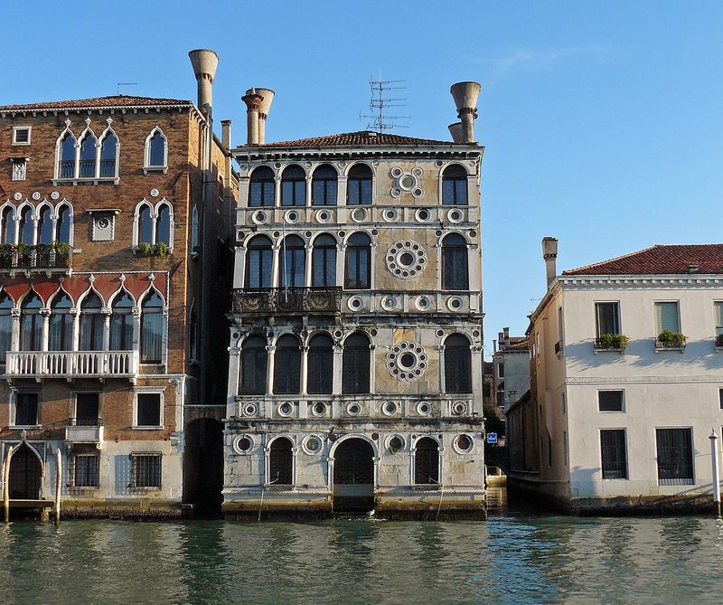 The cursed Palace Ca' Dario Venice, Italy